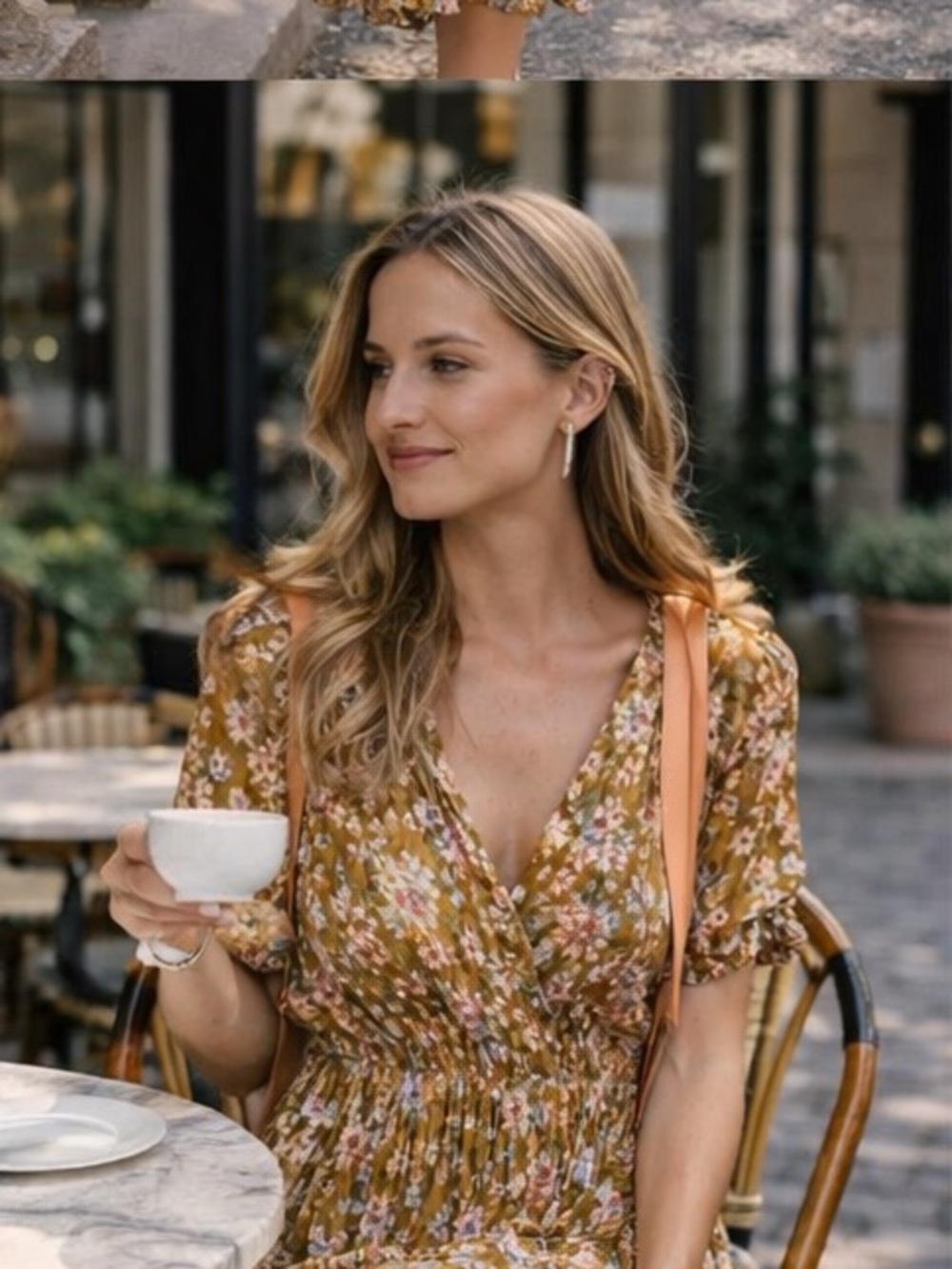 Mango floral print pleated dress bloggers fav - Picture 11 of 12